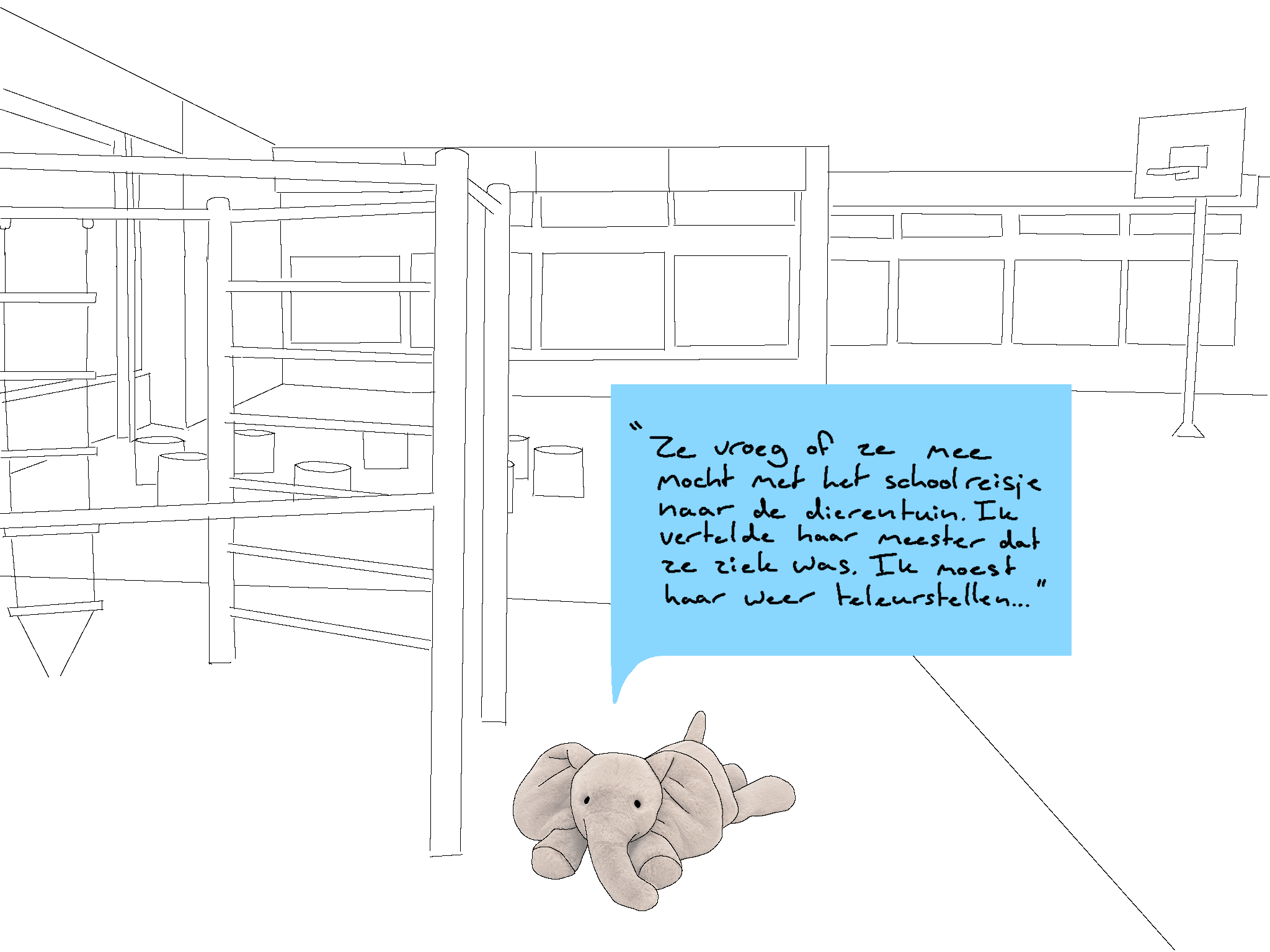 Mockup op knuffel
